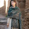 Scarves Bohemia Style Women Double Side Cashew Cashmere Pashmina Scarf Wrap Shawl Lady's Ethnic Large Size Fringed Travel