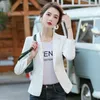 يمزج الصوف النسائي عن peonfly women blazer blazers stlazers Lady Office button button job jetkets coat slim black women blazer femme jetmets 231011