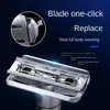 Razors Blades Adjustable Safety Razor Mens Folding Shaving Double Edge Classic Safety Coated Blades Shaver Razor Blade 231011