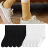 Kadın SOCKS 10 Çift Karışık Pamuk Yaz Kızları Lady Bahar Sonbahar 35-40 Yüksek Kalite Uzunluk Yumuşak 4 Mevsim Günlük Renk