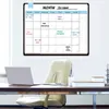 Whiteboards Magnetisches Whiteboard für den Kühlschrank, Tages-, Wochen- und Monatsplaner, Markierungstafel, magnetische Kalendertafel, Memotafel 231007