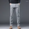 Men's Pants CUMUKKIYP Casual Autumn/Winter Fashionable Straight Stretch Business Trousers For Everyday Wear