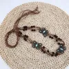 Belts Retro Ethnic Style Handmade Woven Waistband For Women's Dress Decorative Waist Chain Bohemian Rope