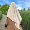 Etniska kläder muslimska kvinnor lång hijab islamisk khimar bön stor halsduk nida fullt omslagshuvud sjalar huvudscarf wrap för