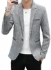 男性Sスーツブレザーファッションカジュアルメンブレザーコットンスリム韓国スタイルスーツマスキュリノ男性ジャケット服プラスサイズ4XL 231012