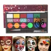 Body Paint 18-color Halloween Cosmetics Body Paint Pigments Face Color Makeup Children Face Color Drama Water-based Make Up Set 231012