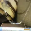 Chaînes bijoux collier de diamant moissanite en or 18 carats avec un certificat 006