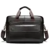 WESTAL Men's Briefcases Bag Men's Genuine Leather Office Bags for Men Messenger Bag Leather Laptop Bag for Document Brie2700