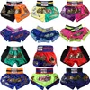 Muay Thai Bokserski dla mężczyzn Kobiety Dzieci Profesjonalne zawody trening Kickboxing Fights MMA Trunks BJJ SANDA Pants Q0323V