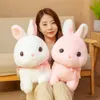 Christmas Toy Supplies Soft Cartoon Big Ear Rabbit Plush Toy Cute Bunny Doll Stuffed Animal Lovely Toys Sleep Appease Girl Kids Birthday Gift R231012