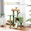 Cat Furniture Scratforms Multi-level Cats Tree with armock scradcy post post reuxury cat tower cat screper incten inched and furniture pet cat toys 231011