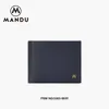 MANDU mandu designer fashion men's wallet casual cross cross cross-border Europe and the United States rfid anti-theft card bag short two fold leather 01