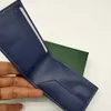 Nouveaux hommes femmes titulaires de cartes concepteur à deux volets titulaire de la carte mince mini portefeuille porte-carte de crédit bancaire avec boîte