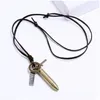 Colliers Pendentif Croix Pendentif Collier Chaîne Réglable Chaîne En Cuir Colliers Pour Femmes Hommes Punk Mode Bijoux Cadeau Bijoux Nec Dhcfn