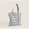 Geométrica sanzhai luz contador diamante portátil em forma de saco ombro com 6 compartimentos femininos luxo negócios viajando sacolas