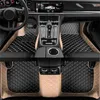 Vloermatten tapijten kunstmatige leer aangepaste autotoesneden voor hyundai equus 5 stoel 2010-2017 interieurdetails auto-accessoires q231012