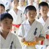 Beschermende uitrusting Beschermende uitrusting Hoge kwaliteit Kyokushinkagbok 12Oz 100% katoenen canvas Karate Uniform Kimono Gi-doek voor kinderen Adt White Dhtcz