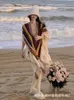 Женские шали, осенне-зимняя богемная шаль из искусственного кашемира в этническом стиле, длинная толстая шаль-пончо, женский большой маятниковый свободный плащ, пальто 231012
