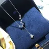 Pendant Necklaces Trendy Creative Silver Plated Big Dipper For Women Shine Tiny CZ Stone Inlay Fashion Jewelry Party Gift