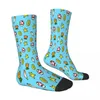 Men's Socks Super Power Ups Mushroom Mushrooms Forest Male Mens Women Winter Stockings Printed