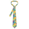 Bow Ties Men's Tie Party Balloon Neck Colorful Print Vintage Cool Collar Graphic Business High Quality Slips Accessories