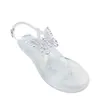 Sandales femme 2023 papillon cristal PVC extérieur Sandalias Zapatos De Mujer Tendencia