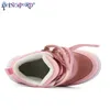 Stivali Stivaletti Princepard per ragazze Ragazzi Sneakers ortopediche per bambini con solette di supporto plantare Scarpe per bambini in pelle rosa grigia 231012