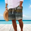 Pantaloncini da uomo che vendono costumi da bagno Birra 3d Surf Beach Swim Sportswear Quick Dry Casual