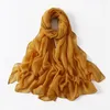 Schals Baumwolle Leinen Schal Für Frauen Mädchen Studenten Herbst Klassische Feste Farbe Retro Weiche Foulard Viskose Weibliche Wrap Schals