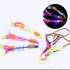 LED Rave Toy 12pcs LED تضيء لعبة Luminous Toy Slings Flying Flying Toys Toys Decor Decor Tove بسرعة سريعة المنجنيب 231012