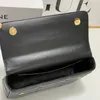 CE Designer Torba Kobiety Square Crossbody Bags Black Gold Sain Budagage torebki duża pojemność Pieściwa worek komunikatora 231015