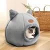 Letti per gatti Mobili per un sonno profondo Comfort in inverno Cuccia per gatti Piccolo tappetino Cestino Prodotti per cuccia per cani di piccola taglia Tenda per animali domestici Nido accogliente per grotta Cama Gato per interni 231011