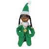 Snoop em decorações de Natal Um Stoop Elf Doll Spy Bent Decoração de casa Presente de ano Brinquedo Decoração de árvore de Natal