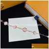 2 couleurs avec boîte de luxe classique bracelets de charme bracelets de créateurs de fleurs pour les femmes fête de fiançailles bijoux de vacances livraison directe