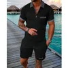 Men's Tracksuits Polo Tracksuit Shorts Sets For Man Clothing Fashion Creative Design Short Sleeve O-neck Tshirt Lawyer I'll Be There