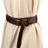 Cinture Vita per adulti resistente all'usura con cintura in PU stile medievale con fibbia ad ardiglione