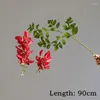 Kwiaty dekoracyjne wysokiej jakości erythrina indica sztuczny kwiat salonu dekoracja balkonowa kwiecista scena układ stolik jadalny Bouque