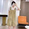 Pantaloncini da donna Abbigliamento da lavoro casual Bavaglino estivo Sottile versione coreana Pantaloni larghi piccoli in stile occidentale larghi