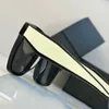 Lunettes de soleil surdimensionnées noires pour hommes et femmes, monture carrée, modification du visage, loisirs, vacances, voyages et voyages avec boîte exquise SR24ZS