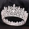 Grandi diademi e corone di cristallo della regina Diadema da sposa per le donne Copricapo Ornamenti per capelli Gioielli per la testa di nozze