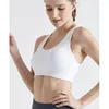 Tenue de yoga Soutien-gorge de sport pour femmes en cours d'exécution Rassemblez séchage rapide sans anneau en acier antichoc motif nid d'abeille dos