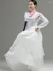 Abbigliamento etnico 2023 donne di stile Hanbok vestito da spettacolo di danza coreana gonna da pratica femminile dimensione personalizzata