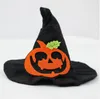 2023 moda calda unisex cappelli a tesa larga di alta qualità Campaniform zucca cappello da strega di Halloween 2 pezzi ordine della miscela