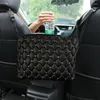 Organisateur de voiture en cuir siège arrière stockage support de sac à main maille grande capacité sac diamant Gadgets accessoire intérieur