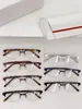 Womens Brillen Frame Clear Lens Mannen Zon Gassen Mode Stijl Beschermt Ogen UV400 Met Case 2524