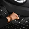 Maty podłogowe dywany Niestandardowy auto luksusowe skórzane mata podłogowe dla opel Corsa D 2007 2008 2008 2001 2011 2011 2011 Mata samochodowa pełnoprawna akcesoria Wodoodporne akcesoria Q231012