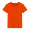 100% coton hommes t-shirt couleur unie hommes coton nouveaux T-Shirts de rue haut à manches courtes T-Shirts respirant Soft227m