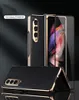 Voor Samsung Galaxy Z Fold 3 W22 Ultra Dunne Opvouwbare Achterkant Schokbestendige Mobiele Telefoon Gevallen Met Screen Protector1617230