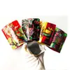 Novos sacos mylar 3.5g, embalagens comestíveis à prova de cheiro, reutilizáveis, vazios, com zíper, 10x12.5cm