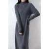 女性のセーター女性のためのカシミアニットドレス